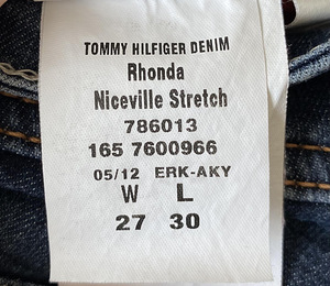 TOMMY HILFIGER Denim teksad s. W27 L30 (XS) (6 foto / 6)