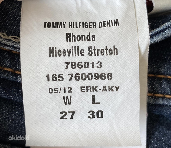 TOMMY HILFIGER Denim teksad s. W27 L30 (XS) (foto #6)