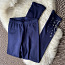 JIV темно-синие брюки для фиг.катания со стразами, размер S (фото #2)