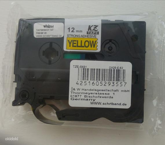 KZ tape 12mm yellow KZe-S631 12mm 1/2 (foto #1)