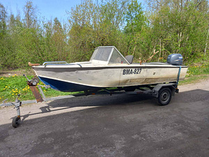 Mootorpaat Progress 4 + Yamaha 30+ haagis. (1 foto / 5)