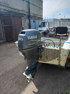 Mootorpaat Progress 4 + Yamaha 30+ haagis. (5 foto / 5)