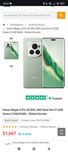 Honor Magic 6 Pro Dualsim 512GB 12GB RAM BVL-N49 (5 foto / 5)