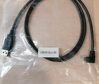 USB-кабель USB A - microUSB 90 градусов, 1,2м.