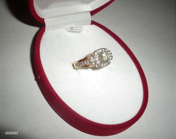 Кольцо с бриллиантами. (фото #1)