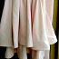 Розовое платье с двойной юбкой и широким поясом (фото #3)