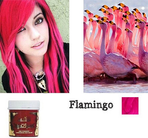 Розовая краска для волос Directions Flamingo pink