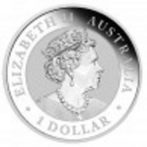 2019 1 oz $1 AUD Australian Silver Koala Coin BU (In Capsule (2 foto / 2)