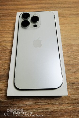 iPhone 14 Pro 128 ГБ серебристый (гарантия 1 год) (фото #3)