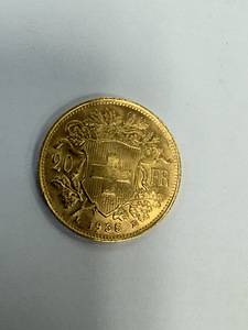 Kuldmünt - 20 franki, 1935. aasta (2 foto / 2)