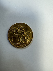 Kuldmünt - 1 sovereign 1897 Austraalia (2 foto / 2)