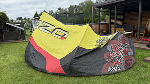 Ozone Zephyr 17m lohe, kite (4 foto / 7)