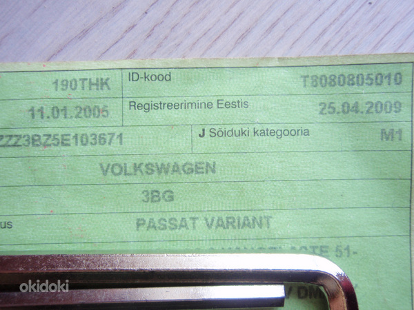 VW Passat 1.9 Diisel 2005a (foto #7)