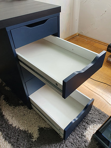 Ikea ALEX/LAGKAPTEN arvutilaud/töölaud sahtlitega, 200x60 cm (3 foto / 5)