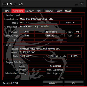 Mänguri sülearvuti MSI Vector 17 HX A14V (3 foto / 5)