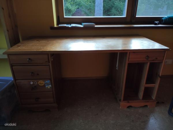 Деревянный письменный стол (фото #2)