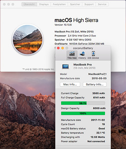 Macbook Pro 13 Mid 2010, 2,4/6GB/120GB SSD/UUS AKU (2 foto / 3)