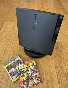 PlayStation 3 Slim PS3 + Vogel's TwistDock + 2xDS 3 + games (2 foto / 3)