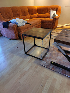 LOFT stiilis mööbel (metall, puit) (3 foto / 10)