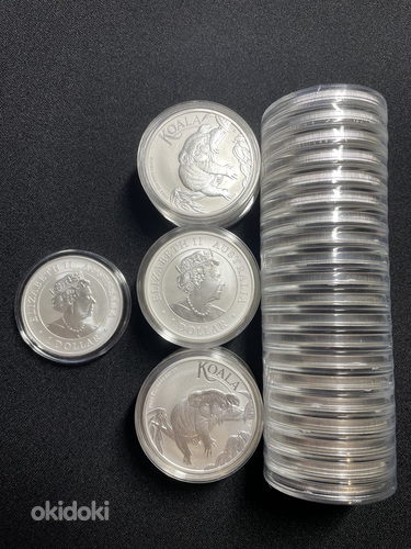 Серебряная монета Австралийская Коала 1 унция (фото #3)