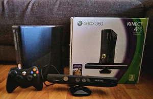 Xbox 360 slim 320gb + 10 игр