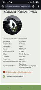 Renault laguna varuosadeks (3 foto / 4)