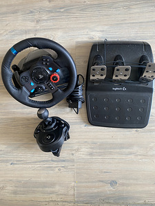 Logitech G29 + рычаг переключения передач (1 фото из 4)