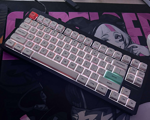 Wooting 80HE + Custom Keycaps + Lubed switches (1 foto / 1)