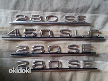 Эмблемы Mercedes Benz W107 W108 W116, оригинальные MB