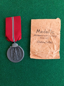 Medal "Talvekampaania eest idarindel 1941/42 + pakk.