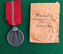 Медаль " За зимнюю компанию на Восточном фронте"+пакет