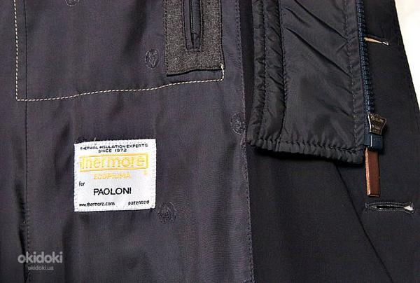 Теплое мужское пальто Paoloni Италия (фото #3)