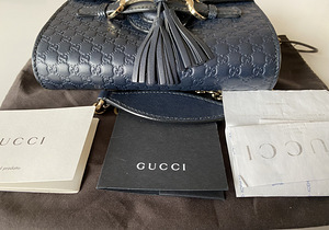 Bron! Gucci GG midnight blue Emily bag (6 foto / 9)