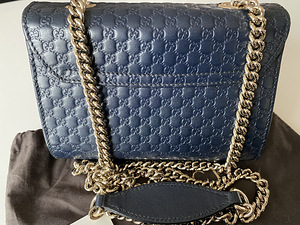 Bron! Gucci GG midnight blue Emily bag (8 foto / 9)
