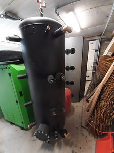 Pelletiküttesüsteem 24kW (6 foto / 10)