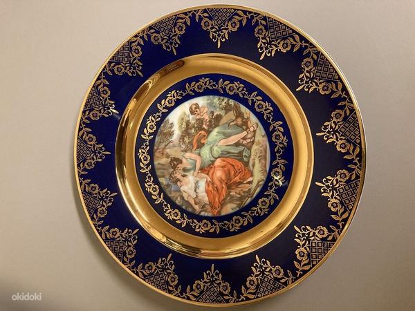 Большая очень красивая тарелка, фарфор Fine de Boheme, Карловы Вары (фото #4)