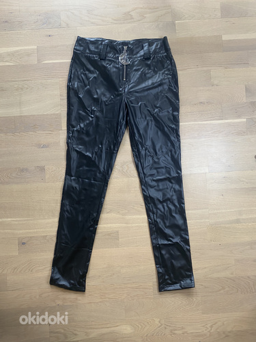 New Killstar faux leather leggings, size M (фото #4)