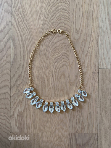 Faux rhinestone necklace, kaelakee (foto #1)