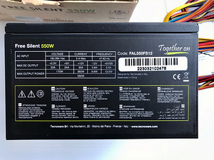 Uus Toiteplokk Tecnoware 550W / PSU 550 w (4 foto / 4)