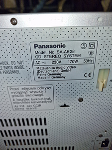 Muusikakeskus Panasonic SA-AK28 140Wx2 (6 foto / 7)