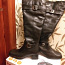 Janita Черные зимние кожанные сапоги, 38 размер, новые (фото #1)