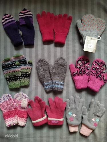 Шерстяные варежки и перчатки 2-3 года (фото #1)