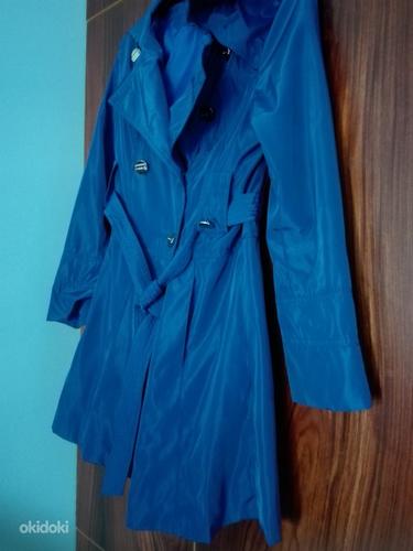 Синее пальто весна/ осень (фото #3)
