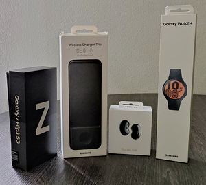 Samsung Flip 3 + Watch 4 + Buds Live + Trio wireless (1 foto / 8)