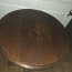Деревянный круглый стол (фото #1)