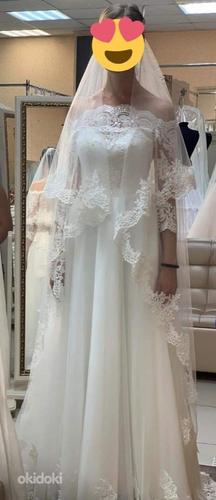 Свадебное платье+фата (фото #2)