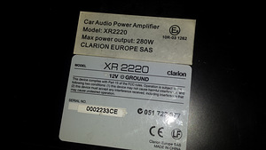 Усилитель Clarion XR2220 (5 фото из 5)