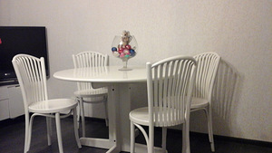 Круглый стол+венские стулья Amadeus обеденная группа