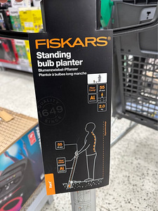 Istutaja Fiskars 1057077, 310 mm, alumiinium, must/oranž/hal (2 foto / 7)