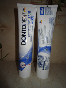 Зубная паста «Dontodent» Brillant Weiss (отбеливающая)
